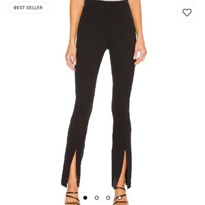 Commando Neoprene Split Front Pant in Black